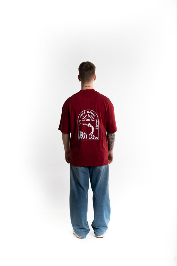 Cherry Waves oversized tee